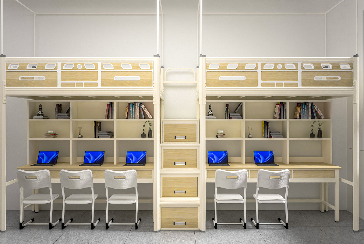 学生连体公寓床GL1001